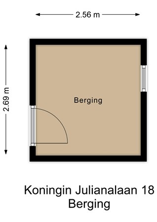 Floorplan - Koningin Julianalaan 18, 2224 EW Katwijk